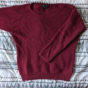J.Crew Red Wool Blend Sweater